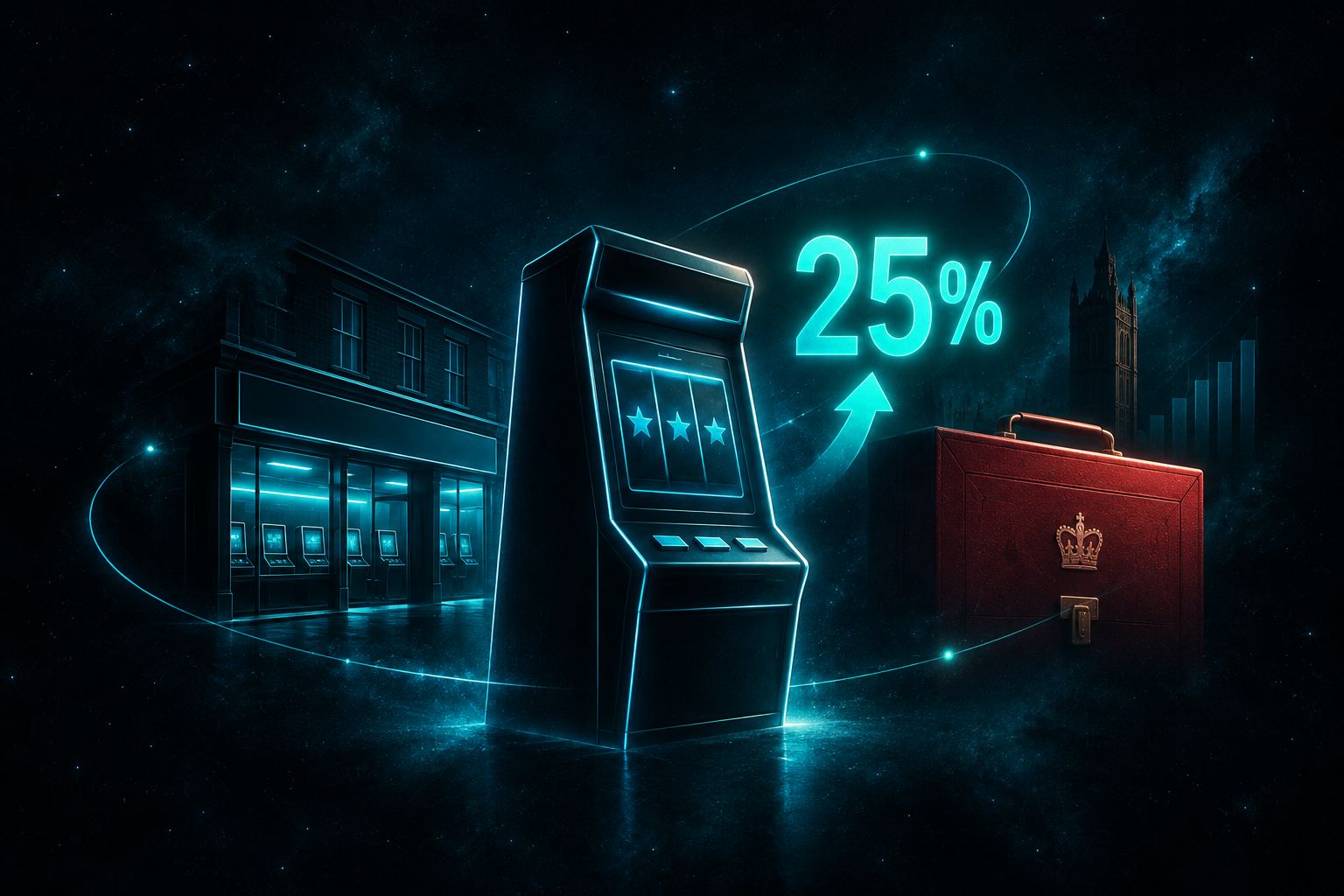 Machine Games Duty Rises to 25% in UK Budget